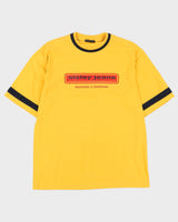 00s Y2K Sisley Jeans Yellow T-Shirt - M