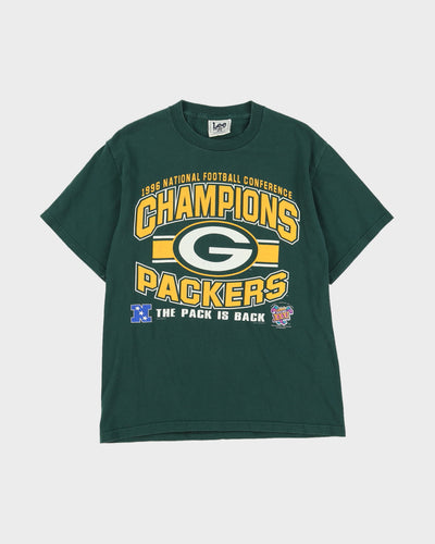 Vintage 1997 Green Packers Super Bowl By Lee Sports Green T-Shirt - M