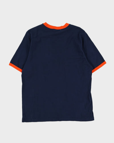 00s Y2K Nike Athletics Blue T-Shirt - L