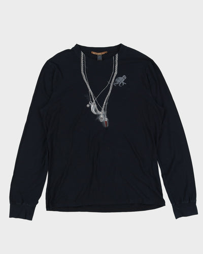 Y2K 00s Class By Roberto Cavalli Long Sleeve - XL