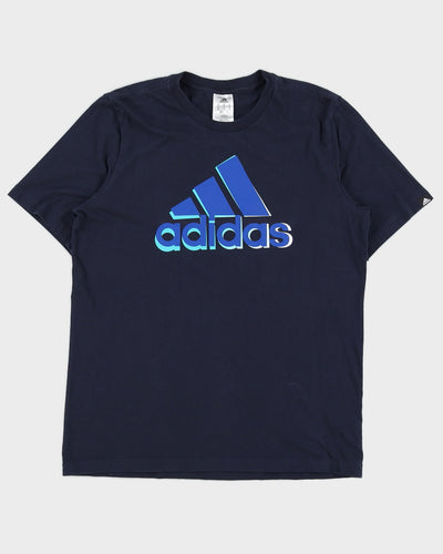 Mens Navy Adidas T-Shirts