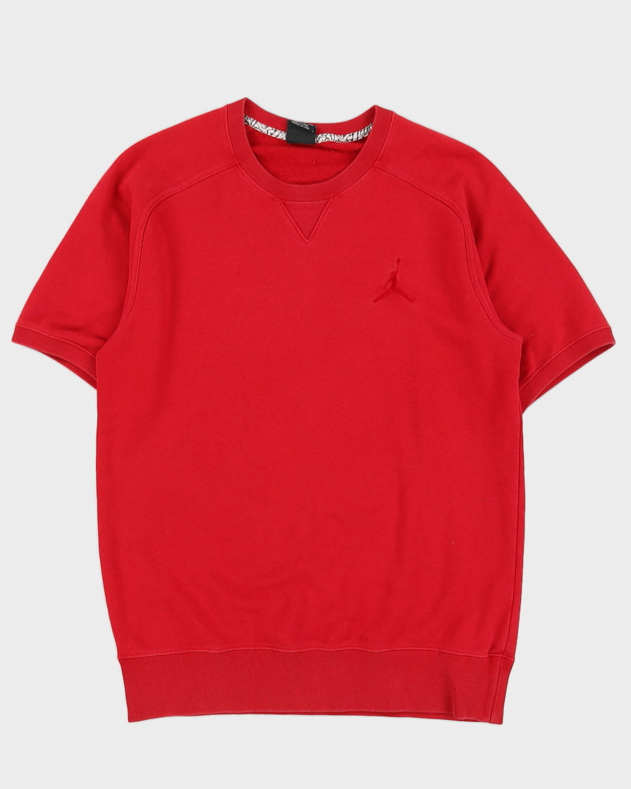 Jordan Red Logo T Shirt - M