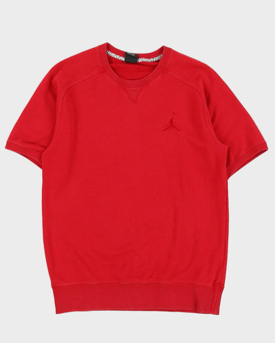 Jordan Red Logo T Shirt - M
