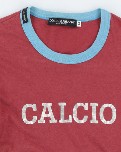 Y2K 00s Dolce & Gabbana Calcio Long Sleeve - S