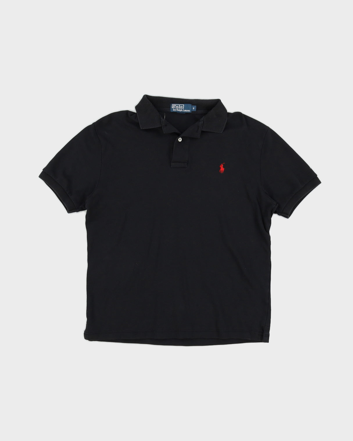 00s Polo Ralph Lauren Black Polo Shirt - S