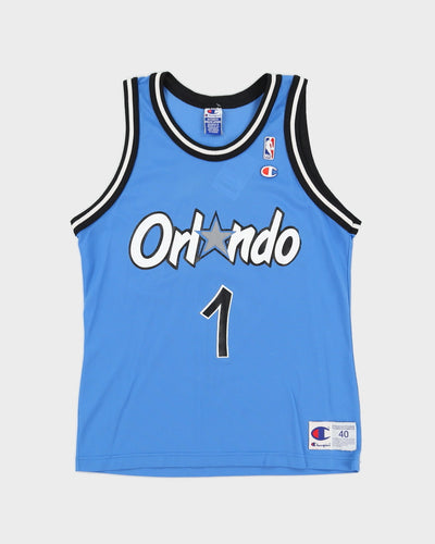 Vintage 90s NBA x Champion Orlando Magic Penney Hardaway Jersey - M