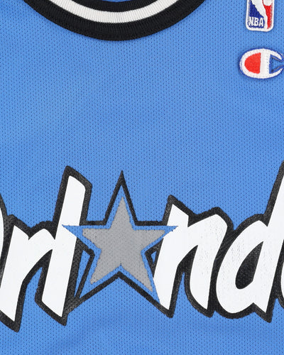 Vintage 90s NBA x Champion Orlando Magic Penney Hardaway Jersey - M