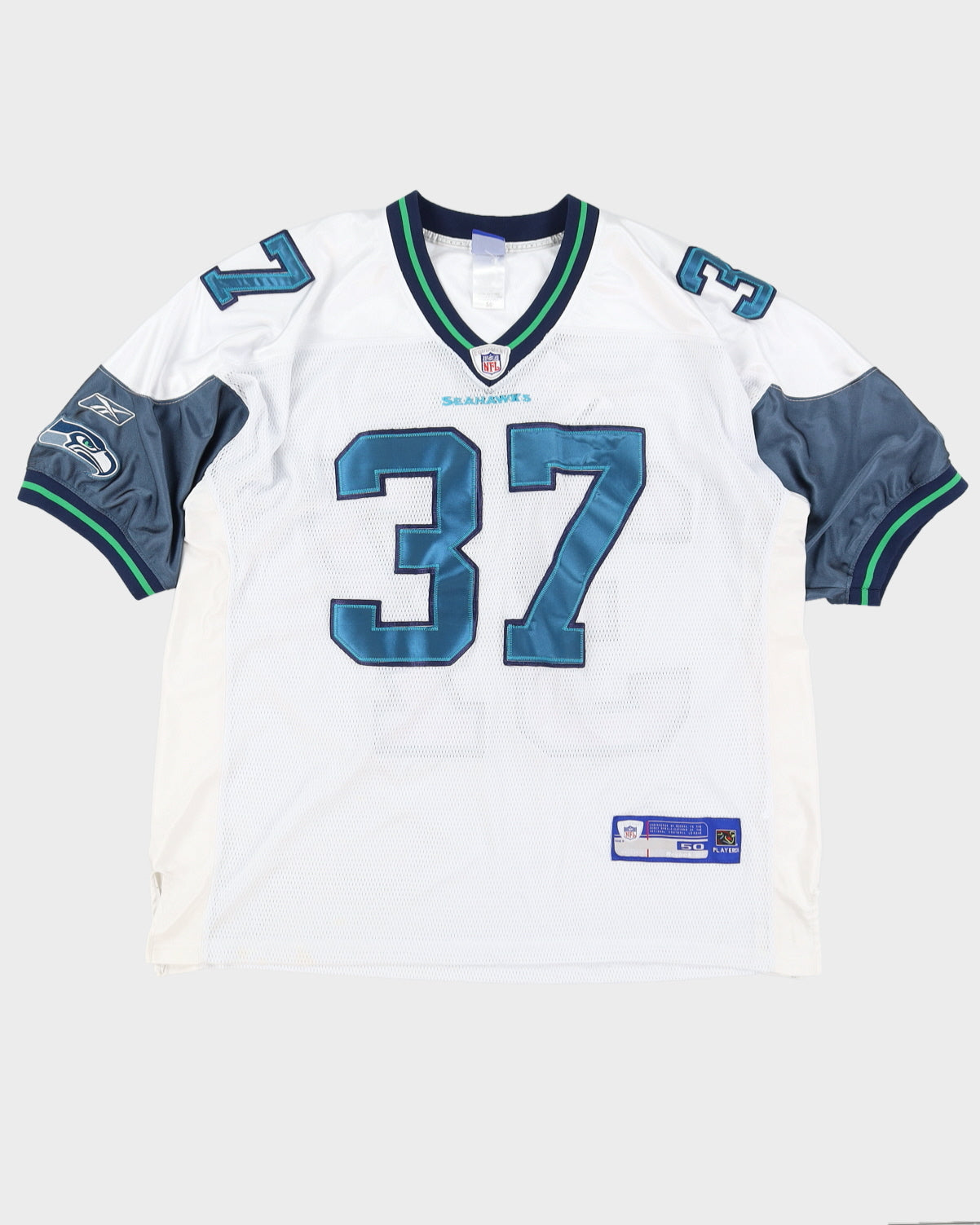 00s NFL Reebok Seattle Seahawks Shaun Alexander 37  Football Jersey - XL