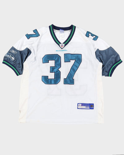 00s NFL Reebok Seattle Seahawks Shaun Alexander 37  Football Jersey - XL
