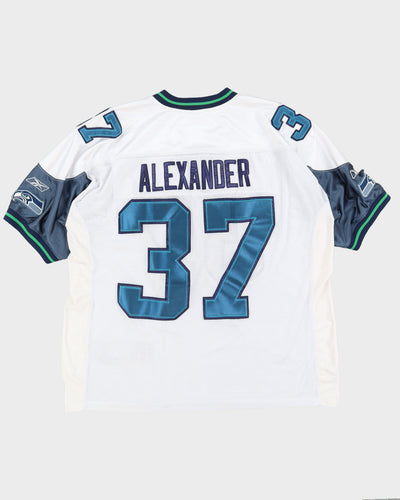 00s NFL Reebok Seattle Seahawks Shaun Alexander 37  Football Jersey - XL