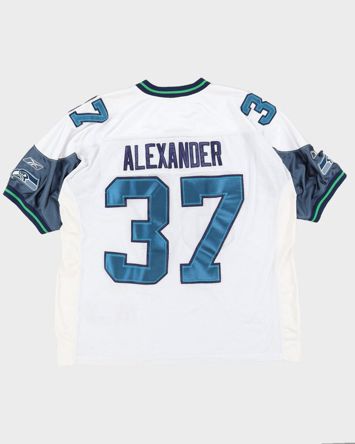 00s NFL Reebok Seattle Seahawks Shaun Alexander 37  Football Jersey - XL