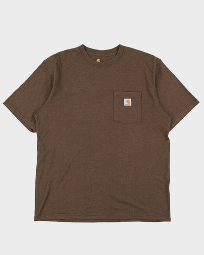 Carhartt Brown Pocket Tee - L