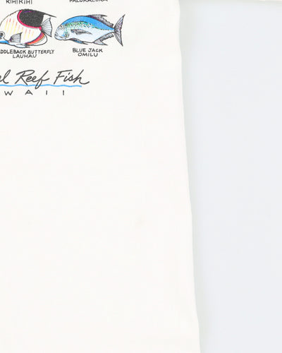 Vintage 90s Tropical Reef Fish T-Shirt - S