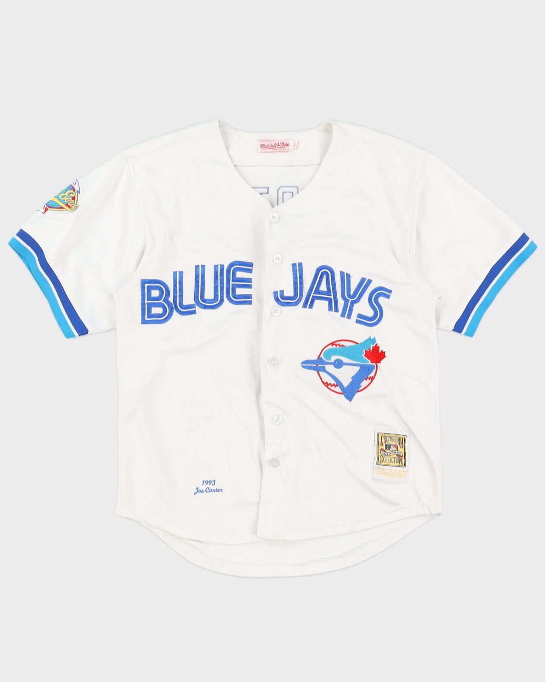 Vintage Mitchell &amp; Ness 1993 World Series Toronto Blue Jays Joe Carter #29 Jersey - L