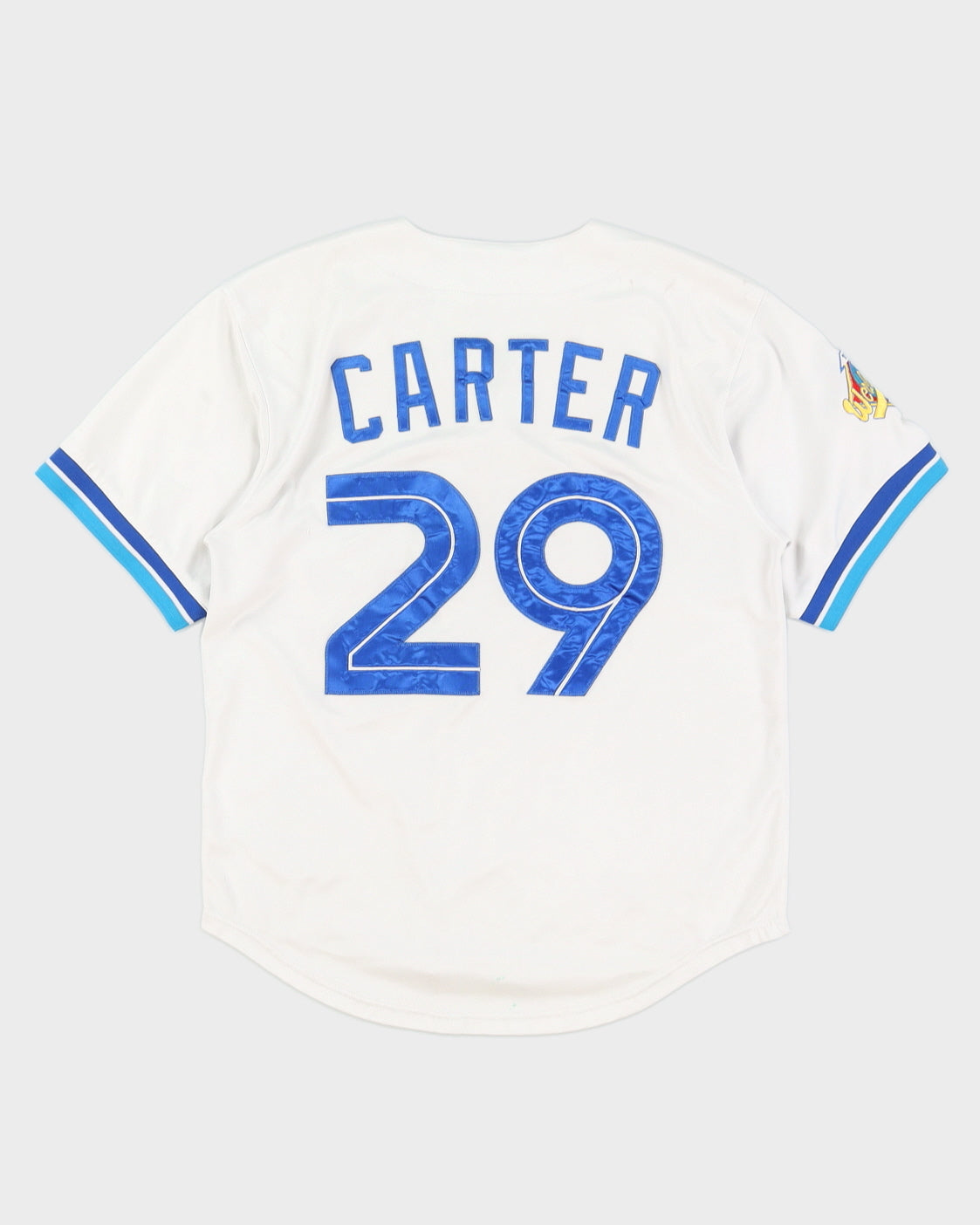 Vintage Mitchell &amp; Ness 1993 World Series Toronto Blue Jays Joe Carter #29 Jersey - L
