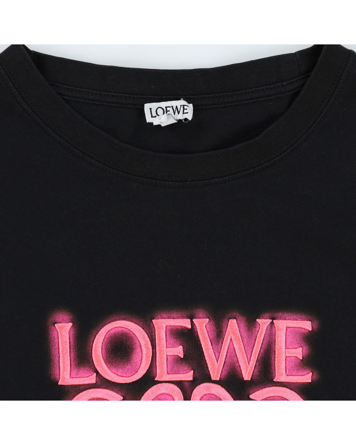 Loewe Black &amp; Pink Neon T-Shirt - XL