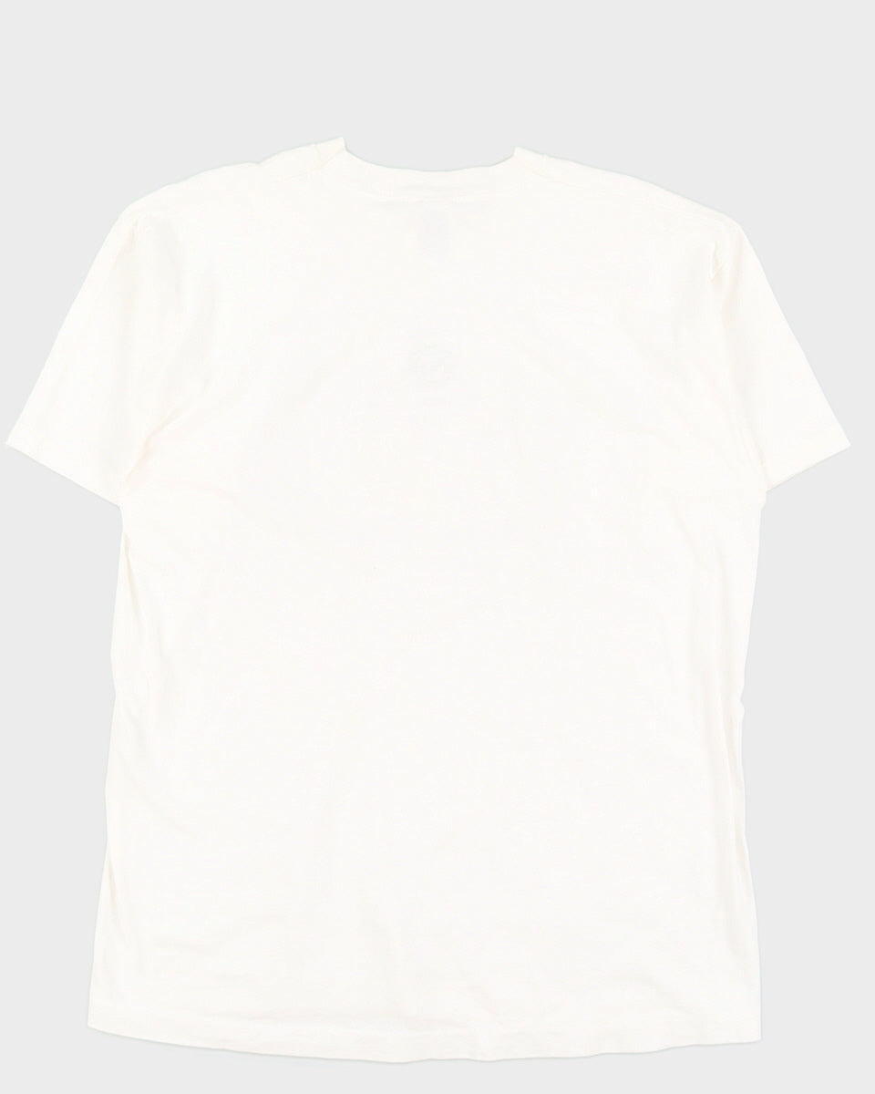 Vintage 90s Fruit Of The Loom Atlantic City New Jersey Single Stitch White T-Shirt - XL