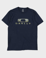 Oakley Navy &amp; Camo Logo Tee - L