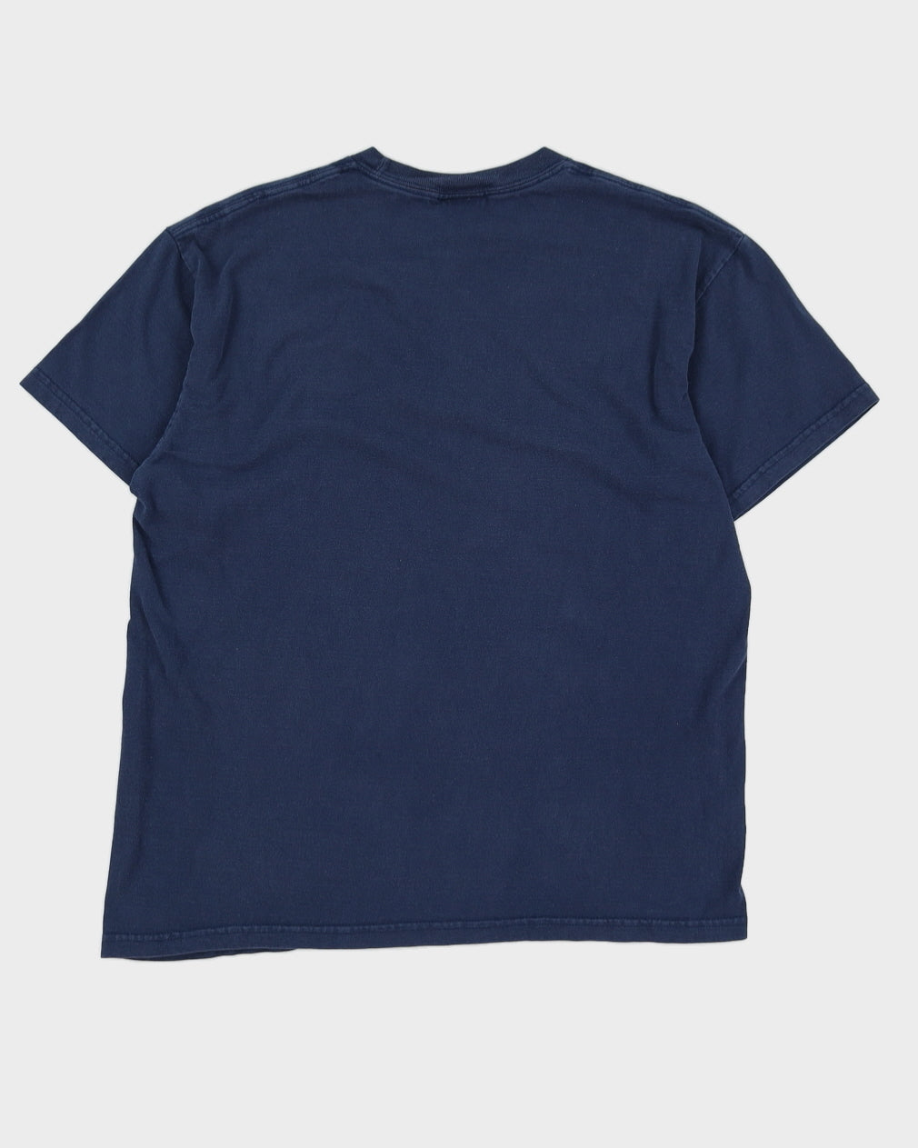 Y2K 00s Navy Nike Logo Tee - L