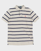 Vintage 90s Polo By Ralph Lauren Stripe Polo Shirt - M
