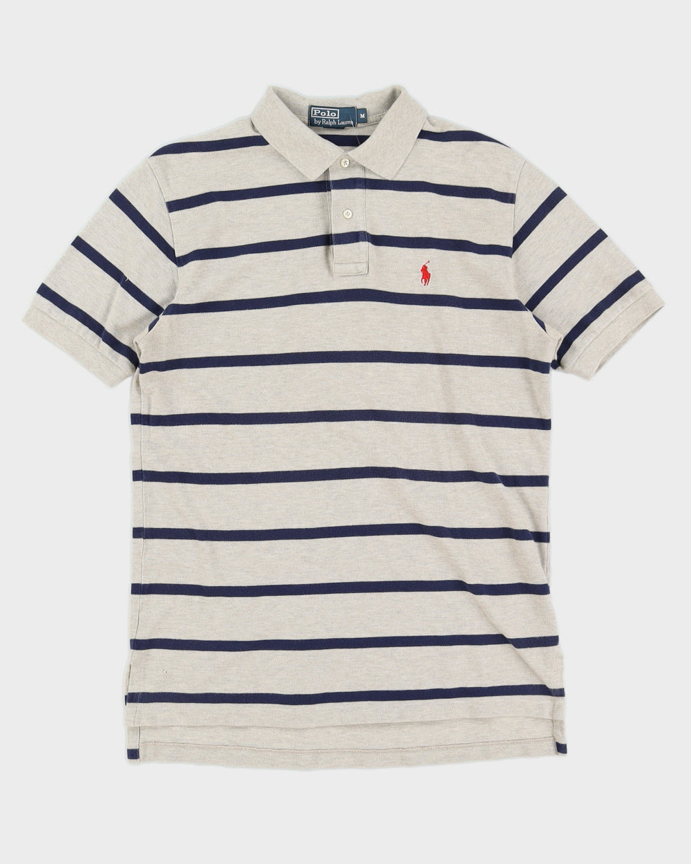 Vintage 90s Polo By Ralph Lauren Stripe Polo Shirt - M