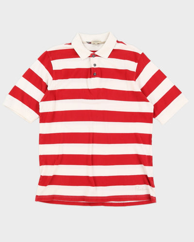 Burberry Men's Stripe Polo Shirt - M