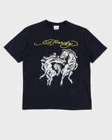 Y2K 00s Ed Hardy Horse T-Shirt - M