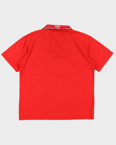 Alfred Dunhill Red Polo Shirt - M