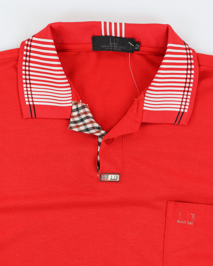 Alfred Dunhill Red Polo Shirt - M