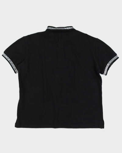 Versace Jeans` Black Polo Shirt - M