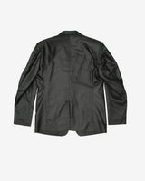 Vintage 90s Black / Dark Grey Two-Piece Suit - L / XL