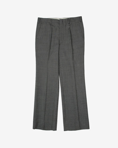 Vintage Melbo Simspon Dark Grey / Black Patterned Two-Piece Suit - L