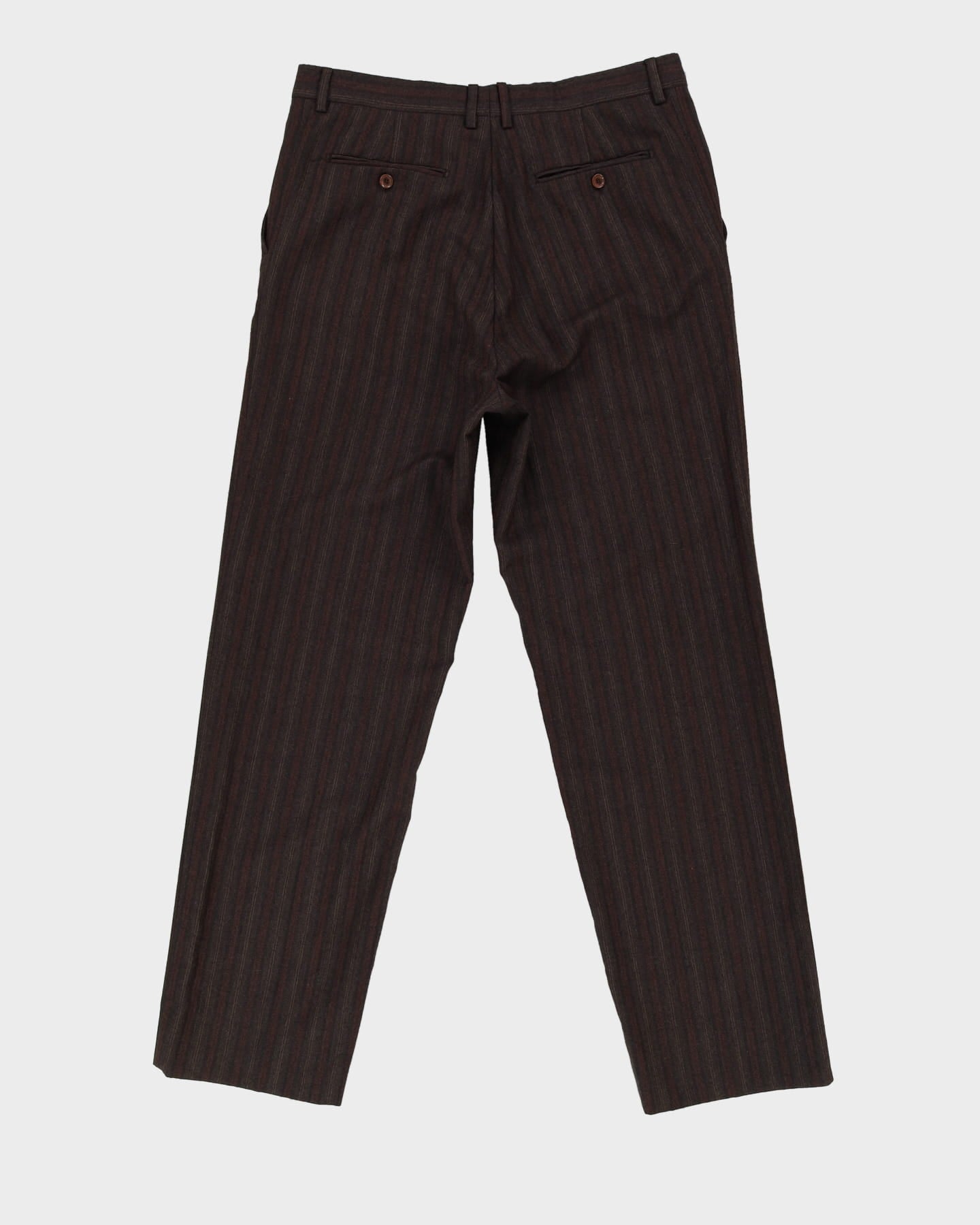 90s Dolce &amp; Gabbana Striped Suit Trousers - W35 L33