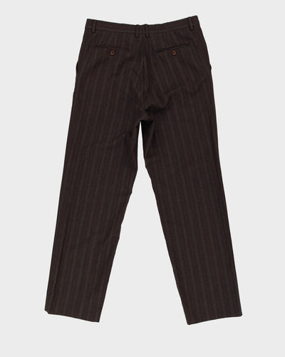 90s Dolce & Gabbana Striped Suit Trousers - W35 L33