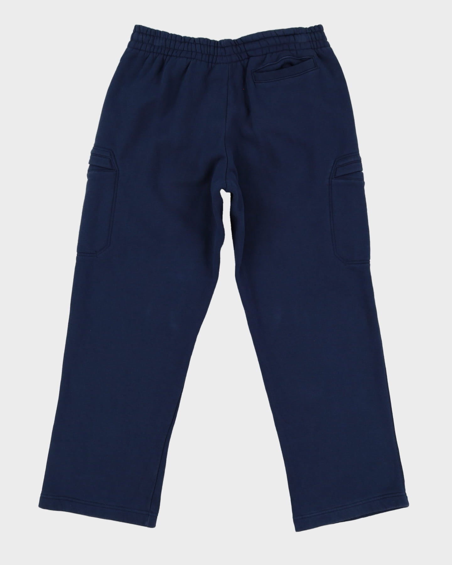 00s Nike Navy Cargo Style Tracksuit Bottoms - M