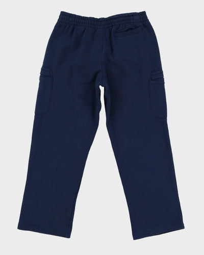 00s Nike Navy Cargo Style Tracksuit Bottoms - M
