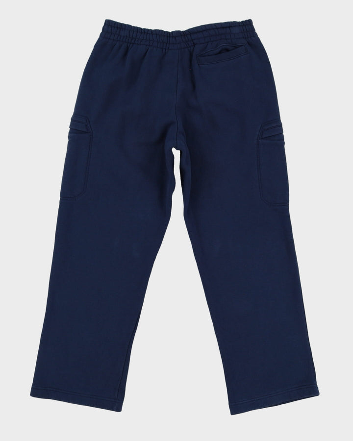 00s Nike Navy Cargo Style Tracksuit Bottoms - M