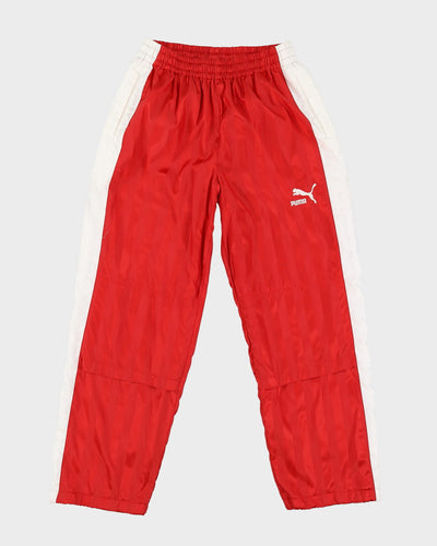Puma Red Tracksuit / Shell Bottoms - S