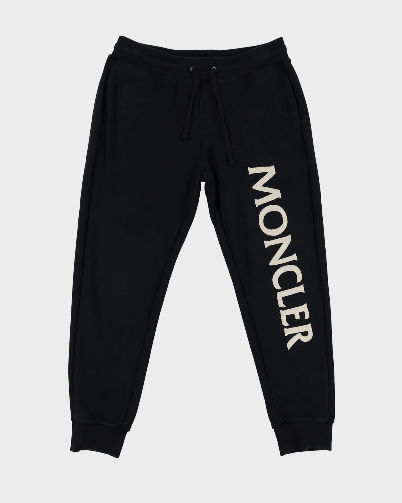 Moncler Black Tracksuit Bottoms - L / XL