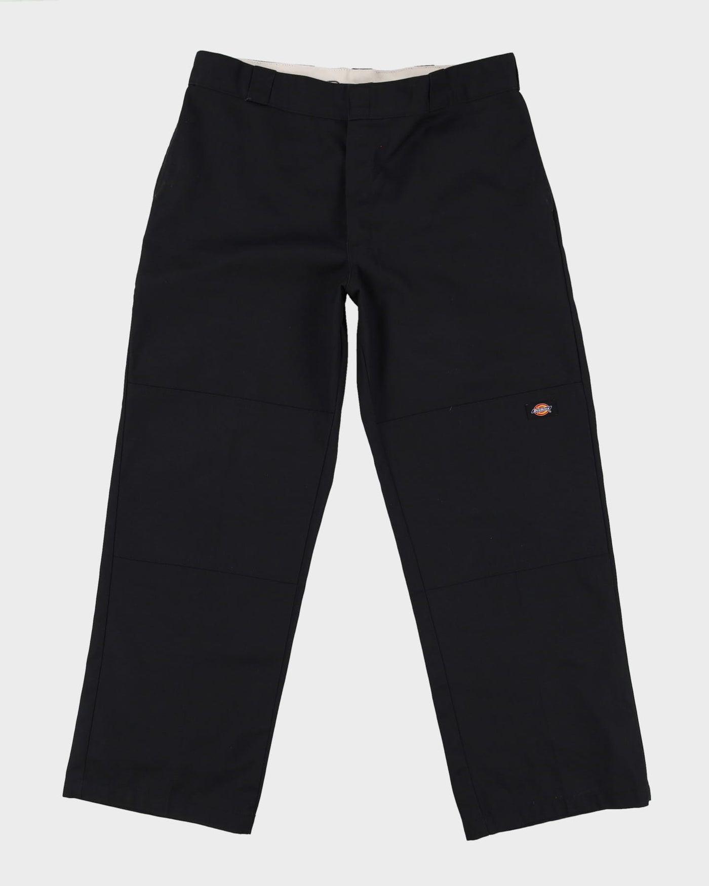 Vintage 90s Dickies Black Double Knee Workwear Trousers - W36 L30