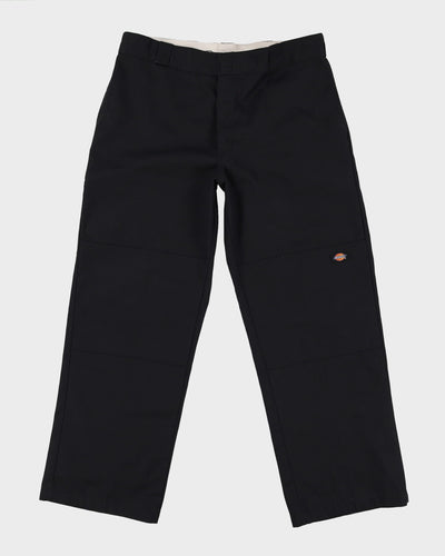 Vintage 90s Dickies Black Double Knee Workwear Trousers - W36 L30