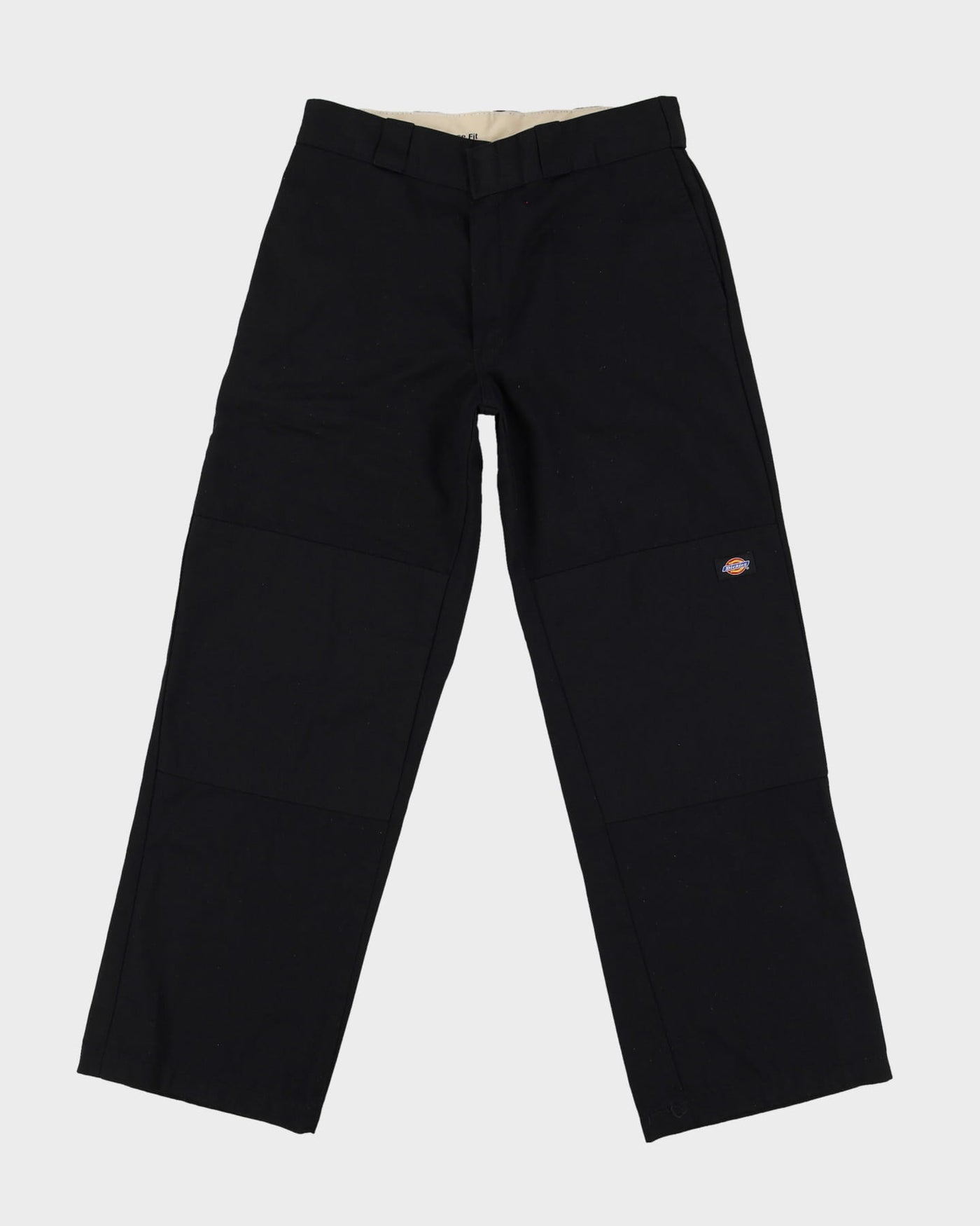 Vintage 90s Dickies Black Double Knee Workwear Trousers - W32 L29