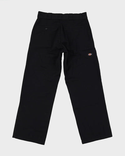 Vintage 90s Dickies Black Double Knee Workwear Trousers - W32 L29
