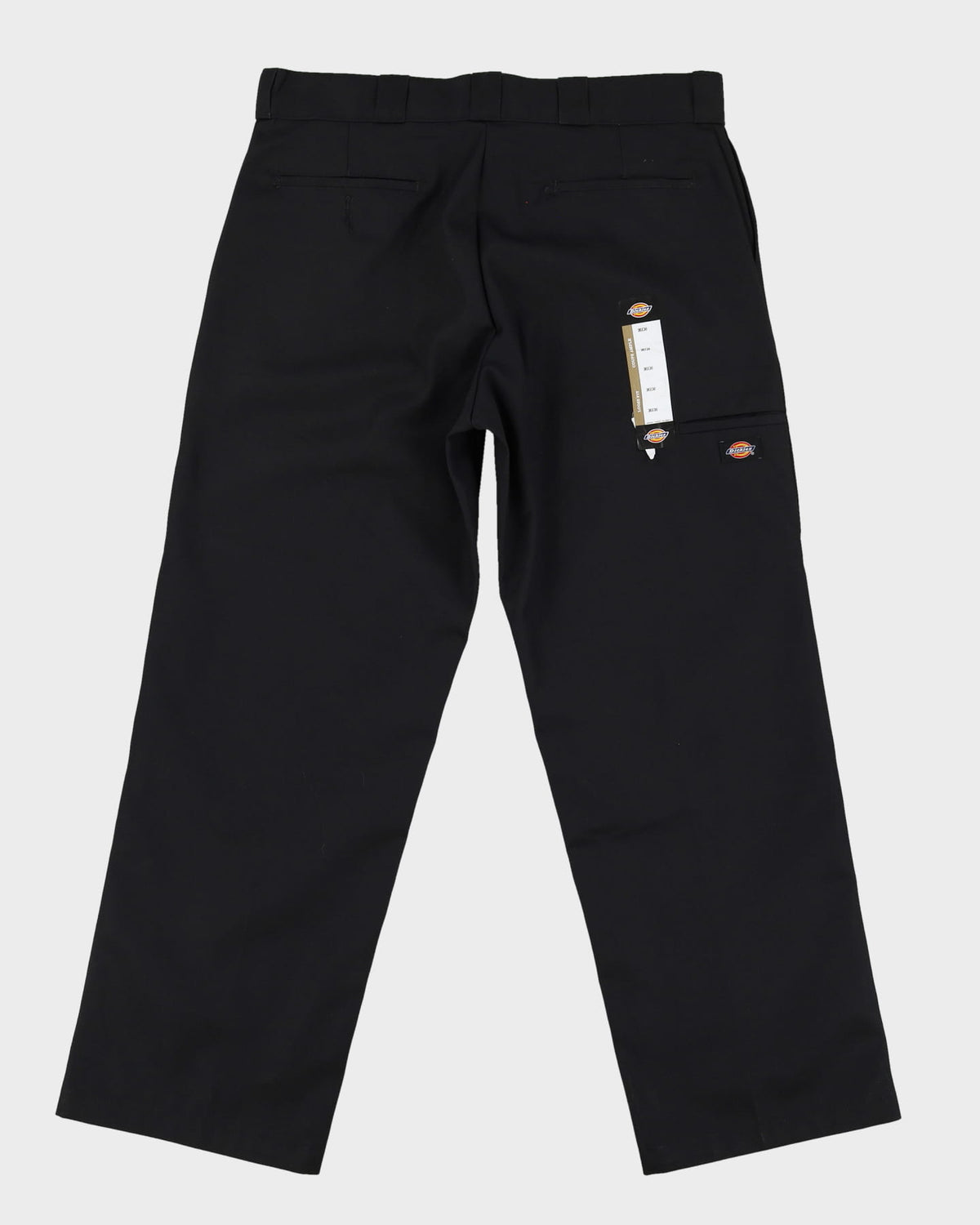 Vintage 90s Deadstock With Tags Dickies Black Double Knee Workwear 