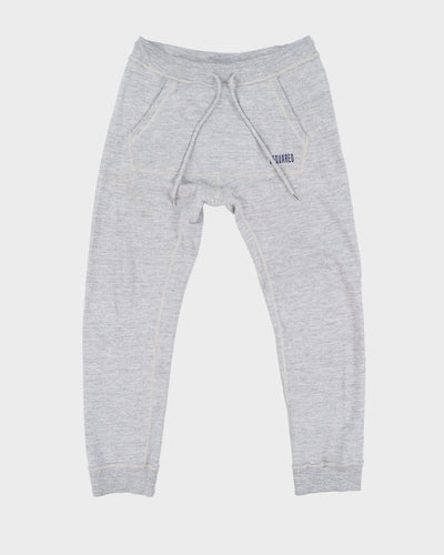 Dsquared Grey Hoodie Pocket Tracksuit Bottoms - Size Medium W32