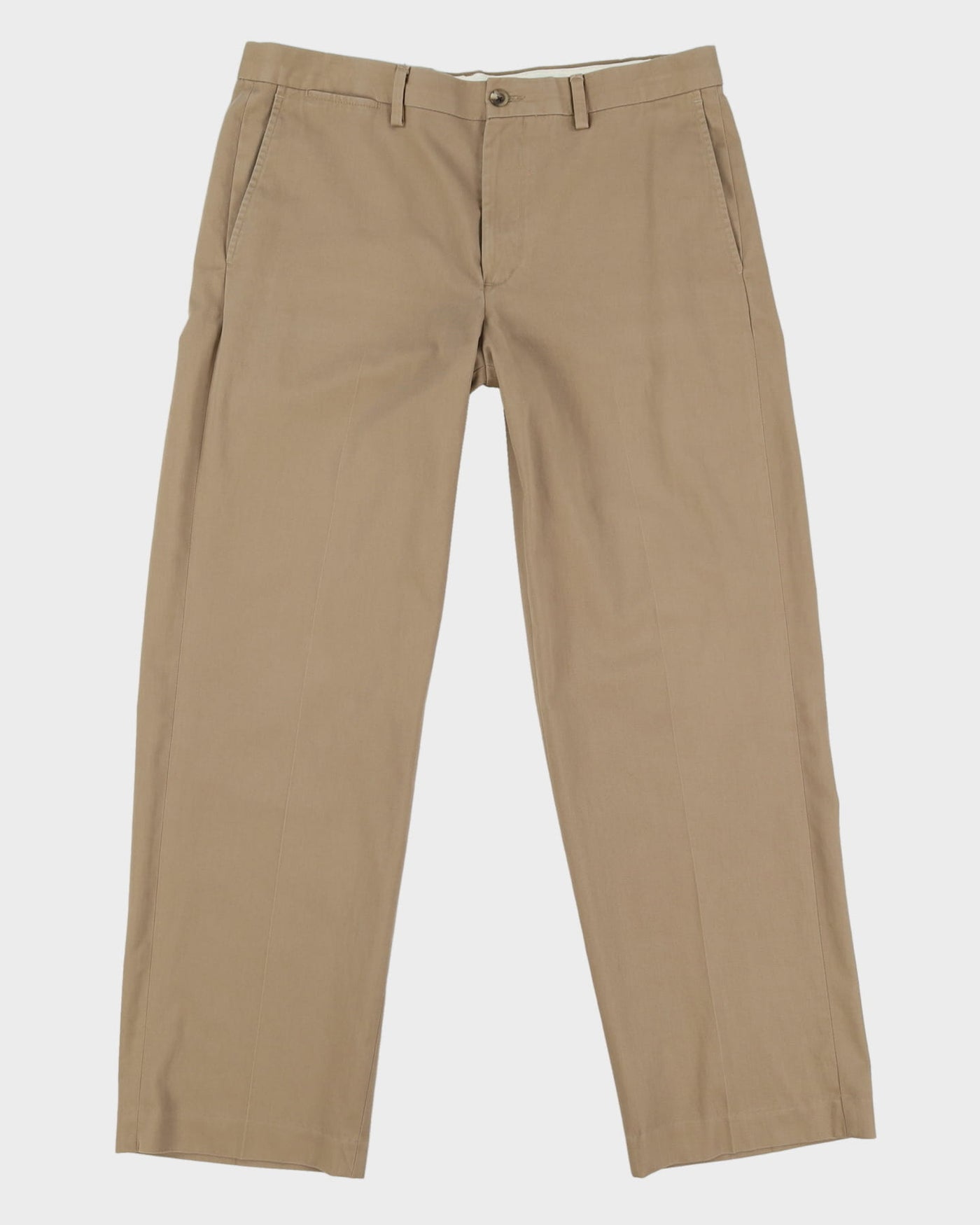 Vintage 90s Eddie Bauer Dark Beige Chino Trousers - W35 L32