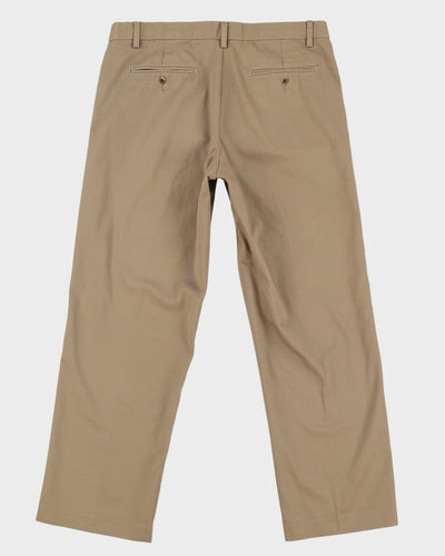 Vintage 90s Eddie Bauer Dark Beige Chino Trousers - W35 L32
