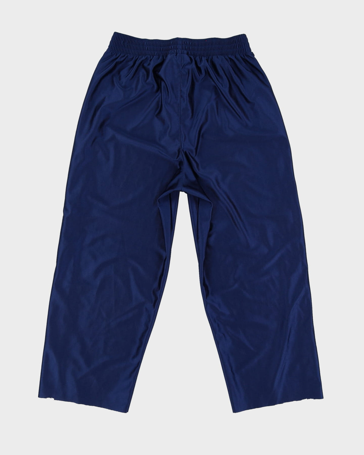 90s Nike Navy Popper Tracksuit Bottoms - M