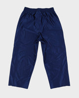 90s Nike Navy Popper Tracksuit Bottoms - M
