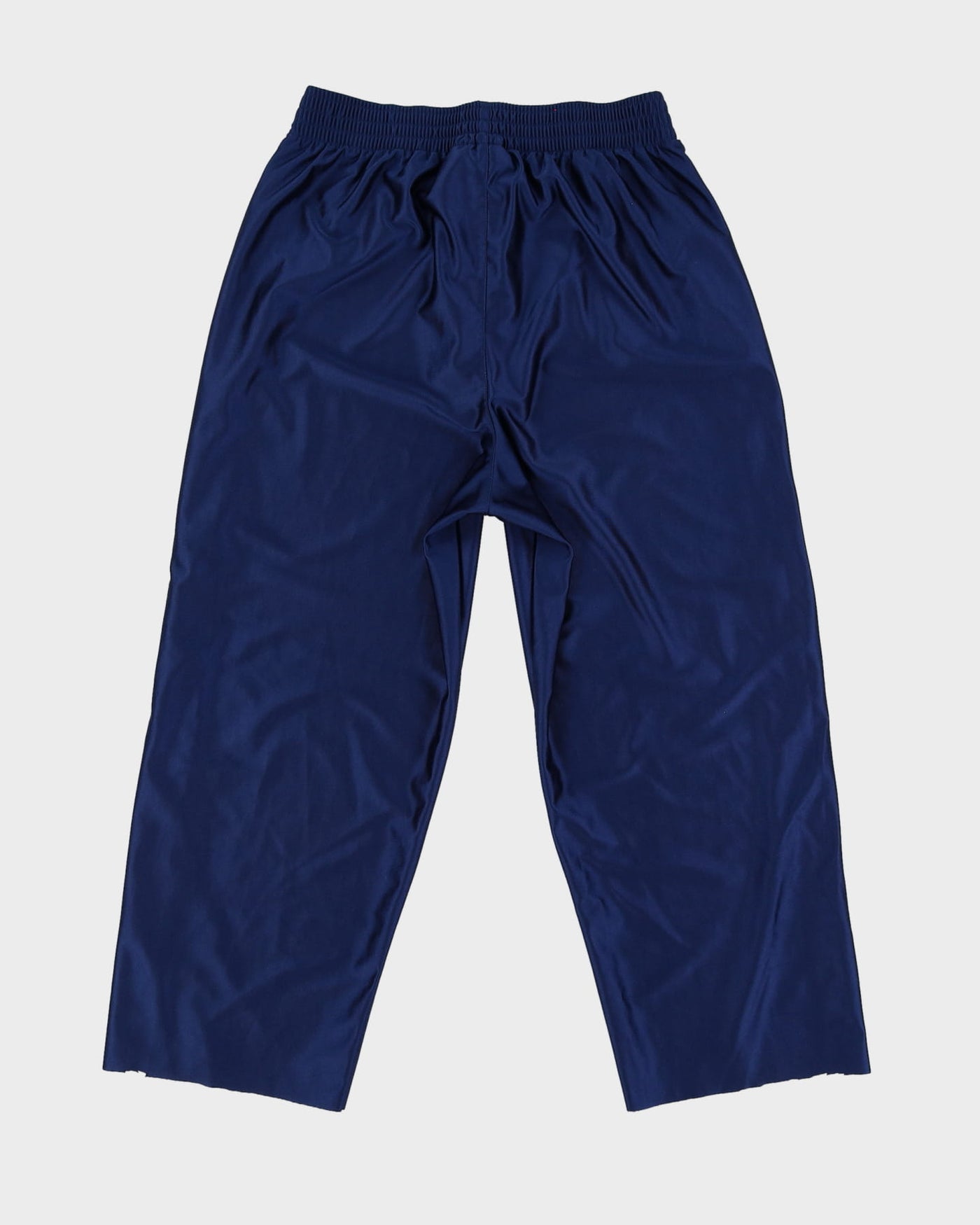 90s Nike Navy Popper Tracksuit Bottoms - M